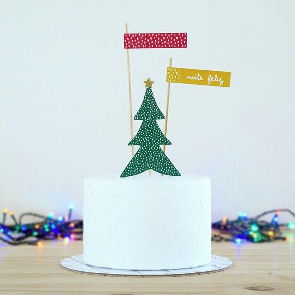 Topo de Bolo Natal - Noite Feliz - Aniversário, Mesversário