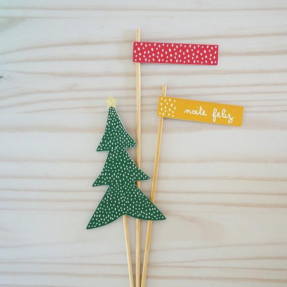 Topo de Bolo Natal - Noite Feliz - Aniversário, Mesversário