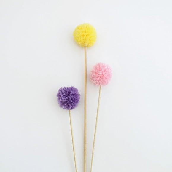 Topo de Bolo Trio Pompons