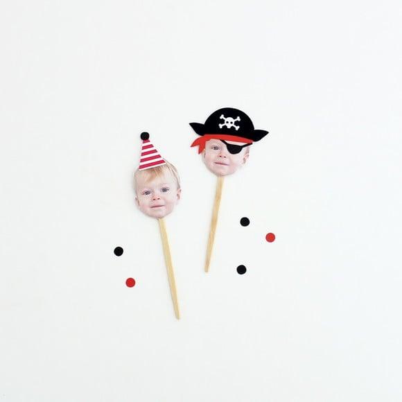 Topper Rostinho - Piratas (12 Un)