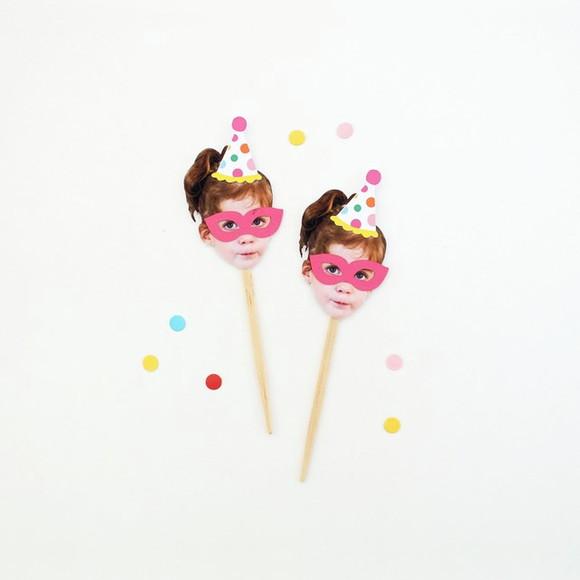 Topper Rostinho Carnaval (12 Un)