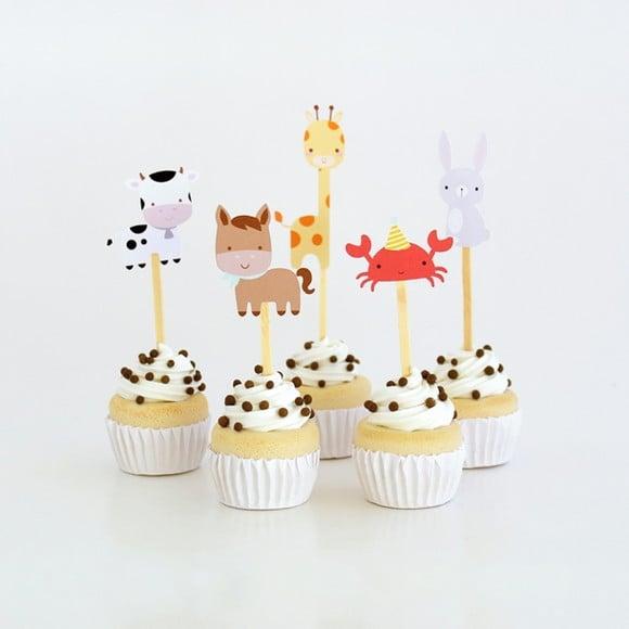 Toppers Animais (12un)