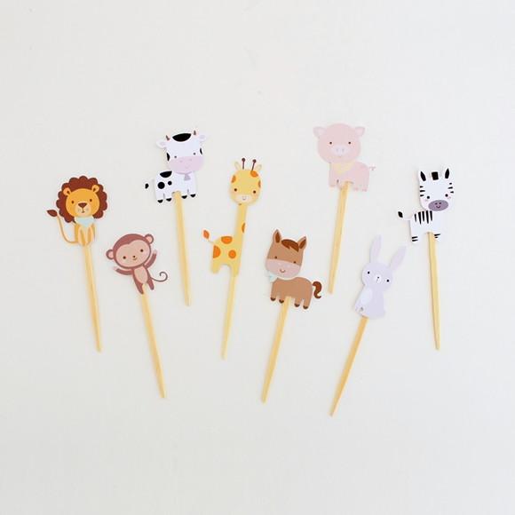 Toppers Animais (12un)