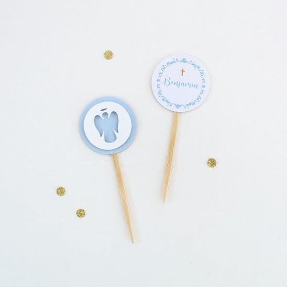 Toppers Batizado - Anjo Azul