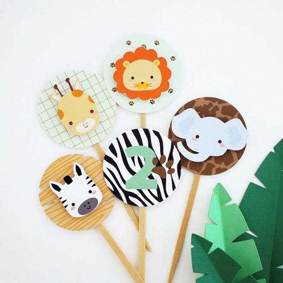 Toppers Festa Safari - Selva (12un.)
