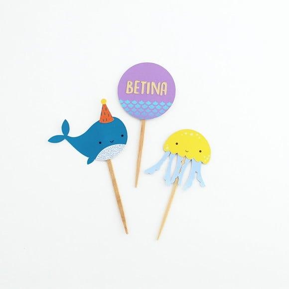 Toppers Fundo do Mar (12un)