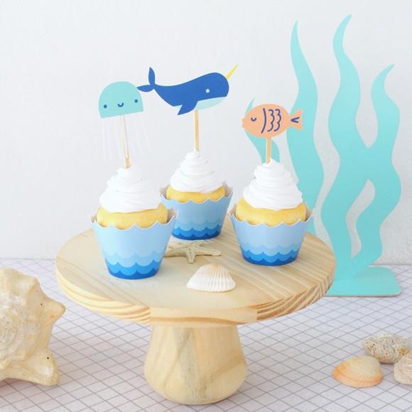 Toppers Fundo do Mar (12un)