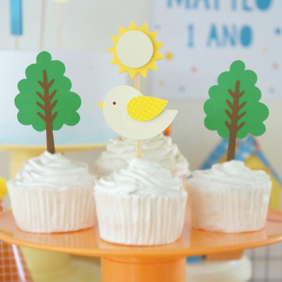 Toppers Passarinho, Árvore e Sol