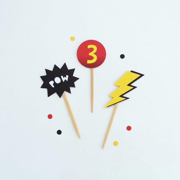 Toppers Super Herói (12 Un)