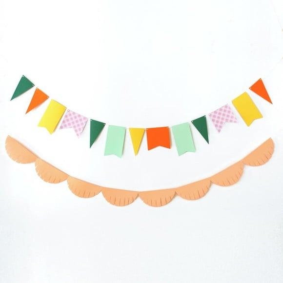 Varal Bandeirolas de Papel - Festa Junina