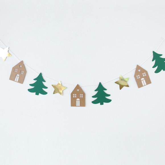 Varal Decorativo de Natal - Aniversário, Mesversário, Ceia