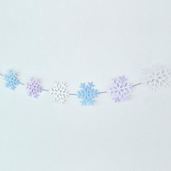 Varal Floco de Neve Festa Frozen
