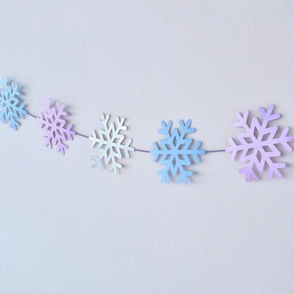 Varal Floco de Neve Festa Frozen