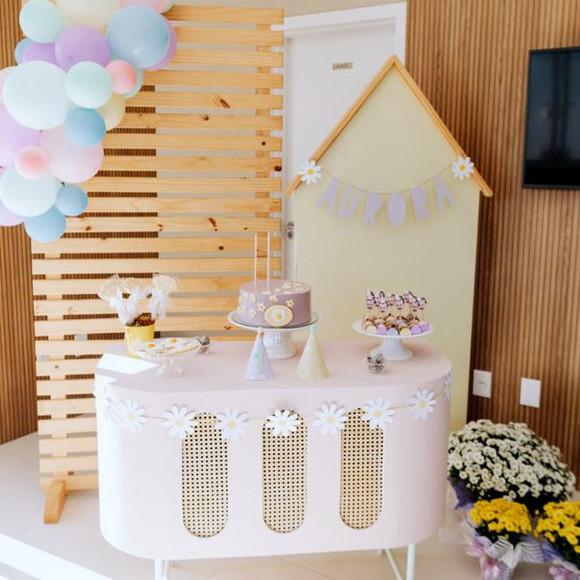 Varal Margaridas - Decoração Festa Jardim / Passarinho
