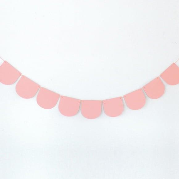 Varal Meia Lua Rosa Salmon