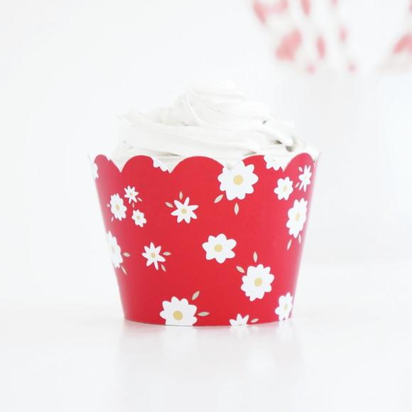 Wrapper Cupcake - Festa Chapeuzinho Vermelho (12un)