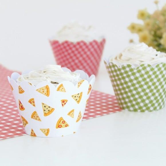 Wrapper Cupcake - Festa Pizzaria (12 Un.)