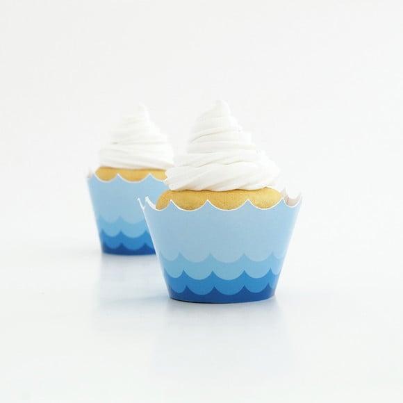 Wrapper Cupcake - Ondas (12 Un)