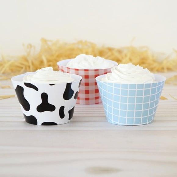 Wrapper para Cupcake - Festa Fazendinha (12un)
