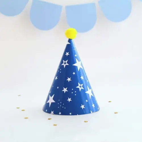 Chapeuzinho de Festa Estrelas - 3 Unidades