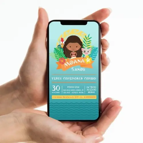 Convite Digital Moana