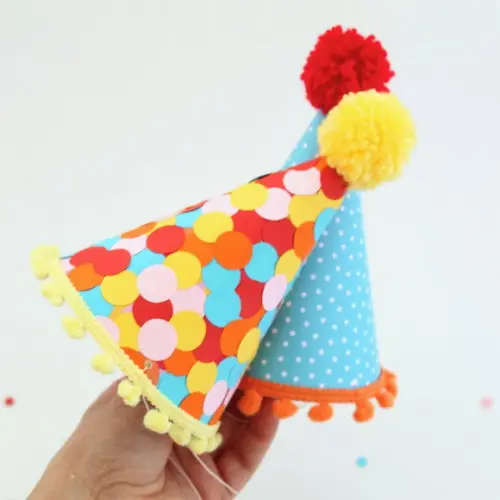 Kit 3 Chapeuzinhos Coleção Carnaval Confetes