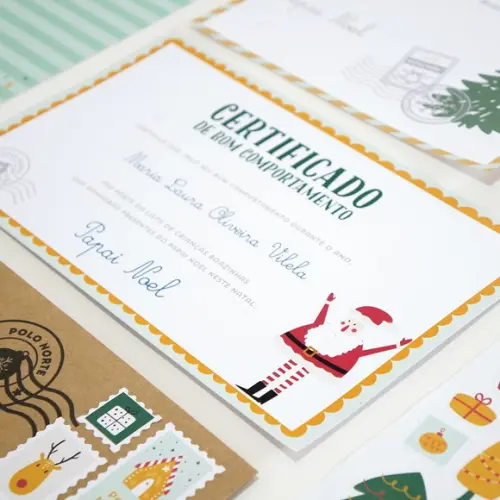 Kit Cartinha de Natal (2) - Carta para o Papai Noel
