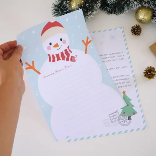 Kit Cartinha de Natal (1) - Carta para o Papai Noel