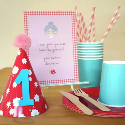 Kit Festa - Chapeuzinho Vermelho - Aniversário Infantil