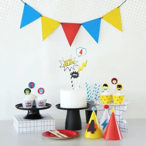 Kit Festa - Super Heróis - Aniversário Infantil