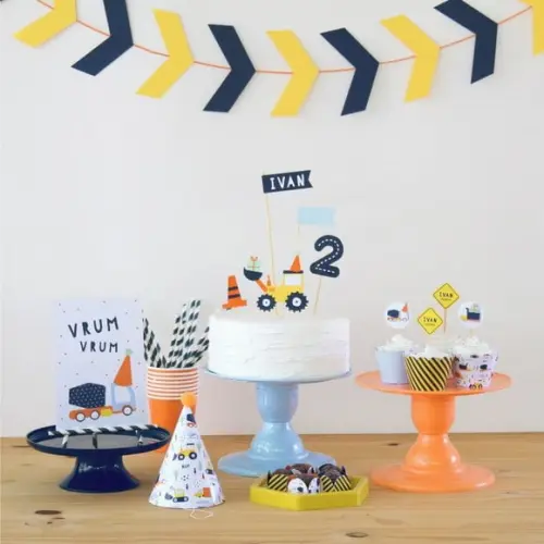 Kit Festa - Tratores e Caminhões - Construção
