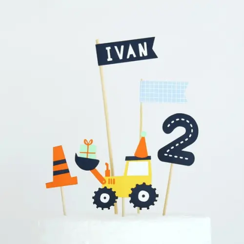Kit Festa - Tratores e Caminhões - Construção