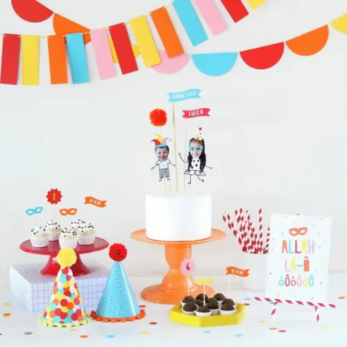 Kit Festa Carnaval - com Rostinhos