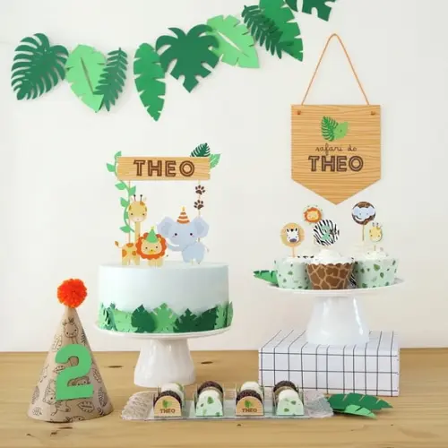 Kit Festa Safari - Animais da Selva - Aniversário Infantil