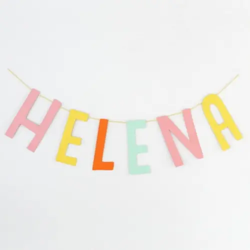 Letreiro Colorido (até 10 Letras)