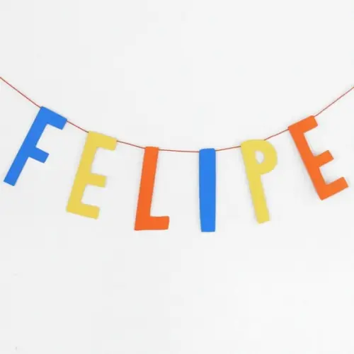 Letreiro Colorido (até 10 Letras)