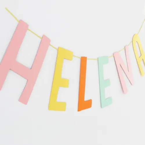 Letreiro Colorido (até 10 Letras)