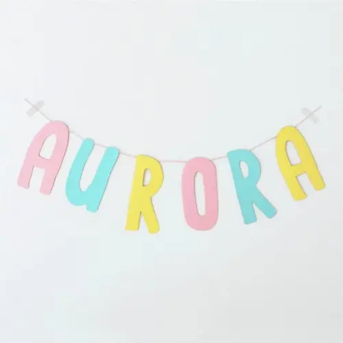 Letreiro Colorido (até 10 Letras)