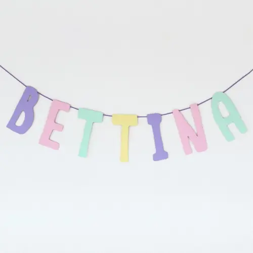 Letreiro Colorido (até 10 Letras)