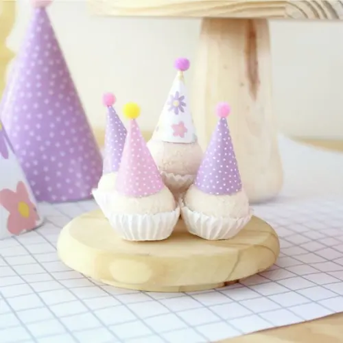 Miniatura Chapeuzinhos (12 Un.) - Flores e Borboletas