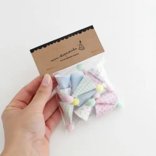 Miniatura Chapeuzinhos Candy Colors (12 Un.)