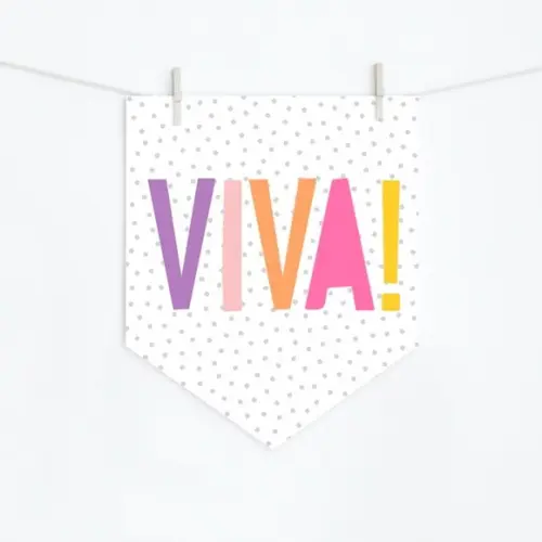 Pôster "viva!"