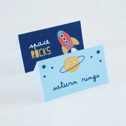 Plaquinhas Tema Astronauta - Festa Espaço - Decoração (6 Un)