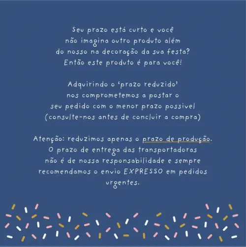 Prazo Reduzido