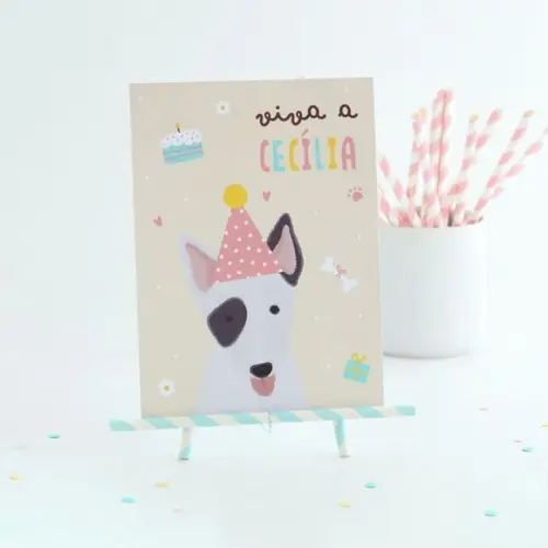Quadrinho Bull Terrier