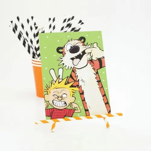 Quadrinho de Mesa - Calvin And Hobbes