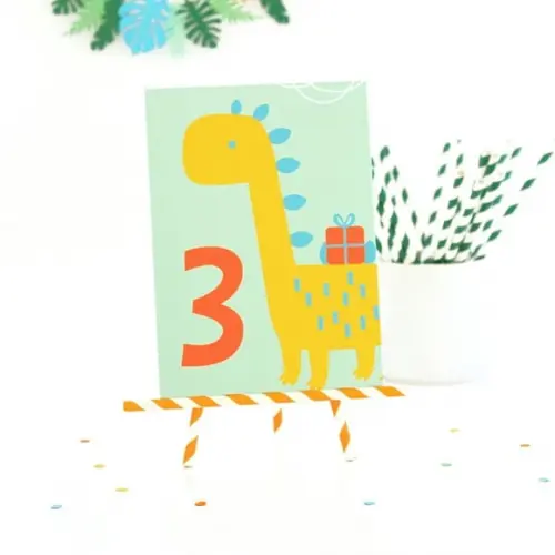 Quadrinho de Mesa - Dinossauro