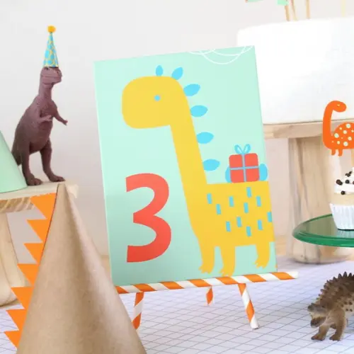 Quadrinho de Mesa - Dinossauro