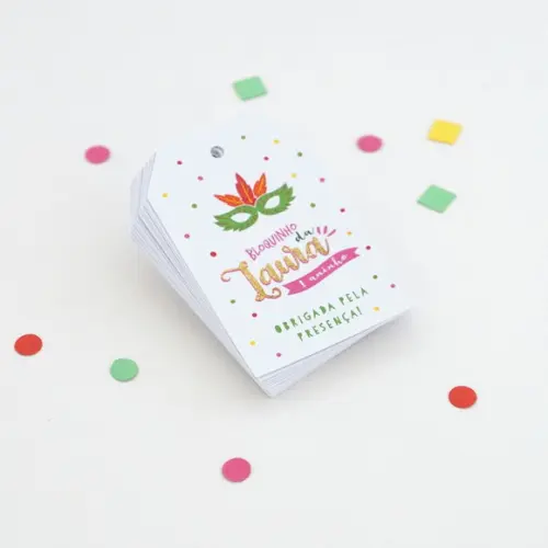 Tag Lembrança Carnaval (12 Un.)