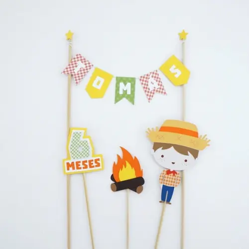 Topo de Bolo - Festa Junina - Menino Caipira